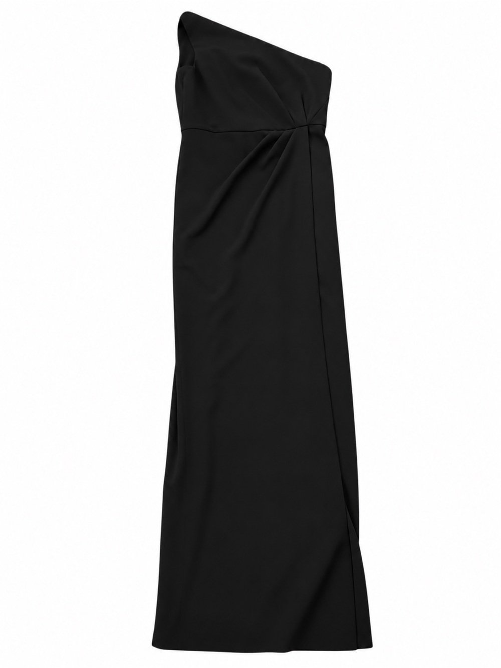 Calvin Klein Black One-Shoulder Evening Gown